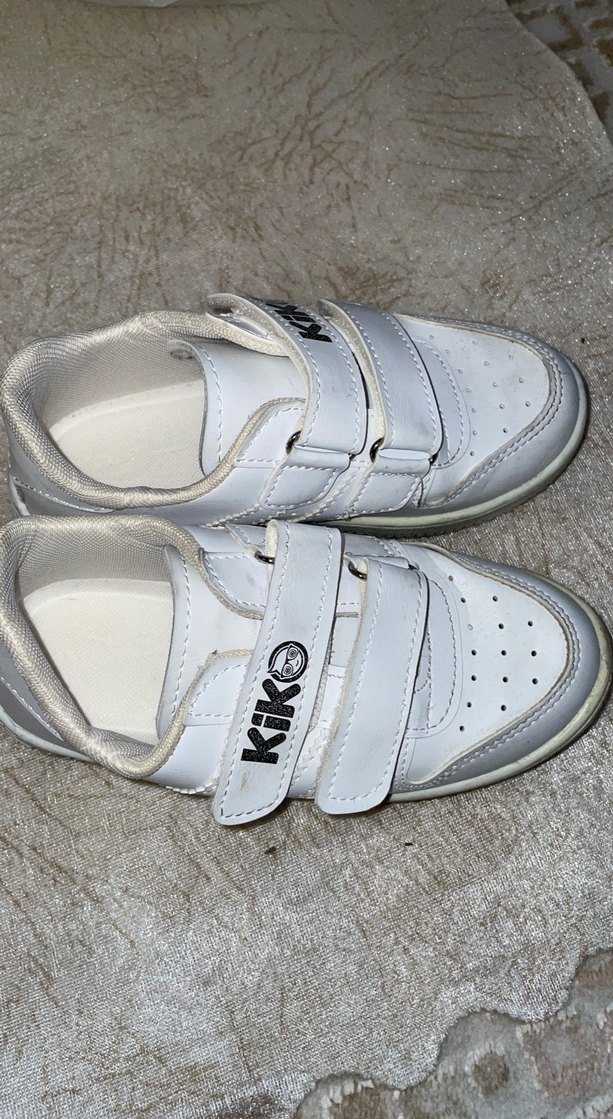 Erkek Çocuk Beyaz Cırt Cırtlı Spor Ayakkabı - Görsel 2