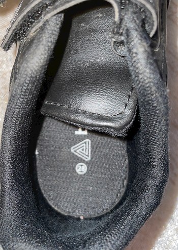 Erkek Çocuk Siyah Cırtlı Spor Ayakkabı - Görsel 4