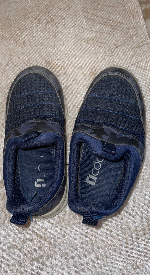 Erkek Çocuk Mavi Velcro Spor Ayakkabı - Görsel 2