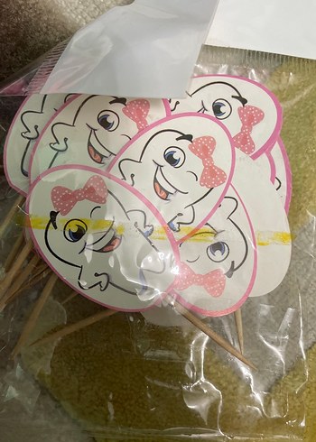 KIZ BEBEK İLK DİŞİM PARTİ MALZEMELERİ - Görsel 3