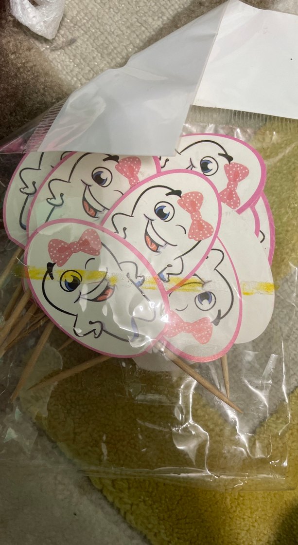 KIZ BEBEK İLK DİŞİM PARTİ MALZEMELERİ - Görsel 3