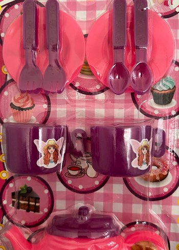 Pembe Çay Seti Oyuncak - Görsel 3