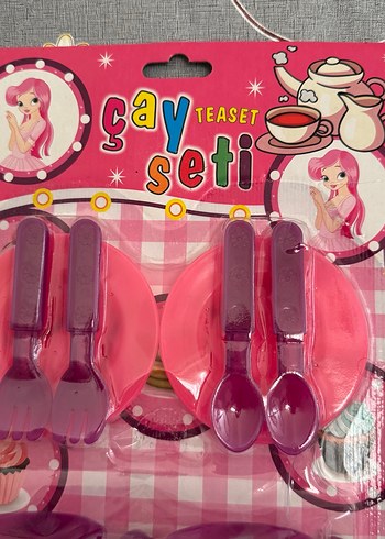 Pembe Çay Seti Oyuncak - Görsel 4