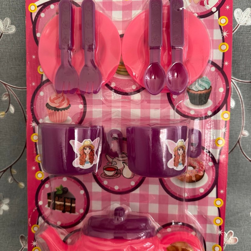 Pembe Çay Seti Oyuncak - Görsel 3