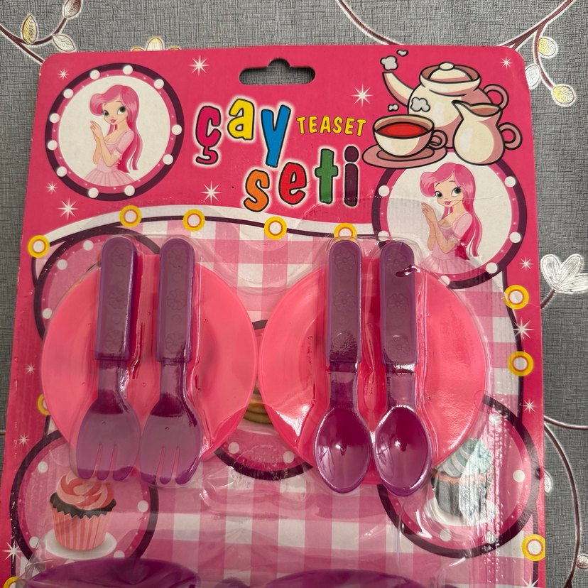 Pembe Çay Seti Oyuncak - Görsel 4