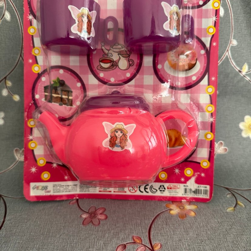 Pembe Çay Seti Oyuncak - Görsel 2