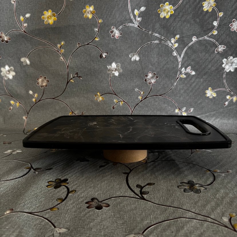 Siyah Mermer Desenli Kaydırmaz Mouse Pad - Görsel 3