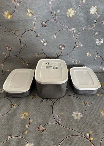 Gri Saklama Kabı Seti, 3'lü - Görsel 8