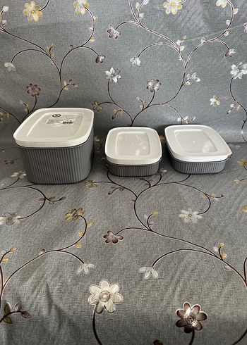 Gri Saklama Kabı Seti, 3'lü - Görsel 2