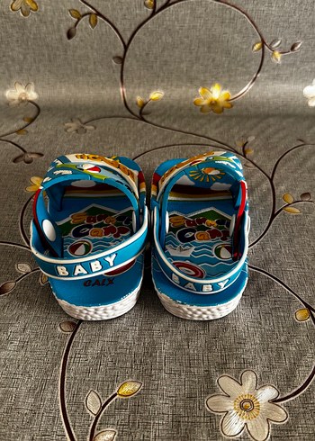 Renkli Erkek Çocuk Terlikleri Velcro - Görsel 6