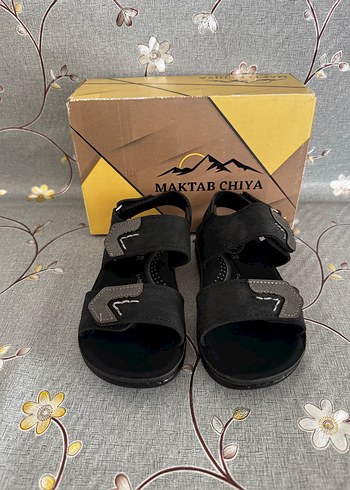 Erkek Siyah Minimalist Kayışlı Sandalet - Görsel 2