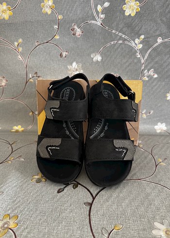 Erkek Siyah Minimalist Kayışlı Sandalet - Görsel 4