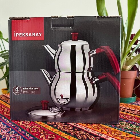  Beden Çelik çaydanlık