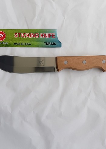 Bej Saplı Parlak Mutfak Bıçağı