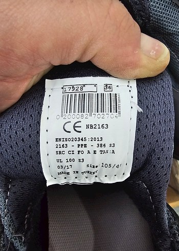 yds kompozit burunlu elektrikçi ayakkabısı - Görsel 2