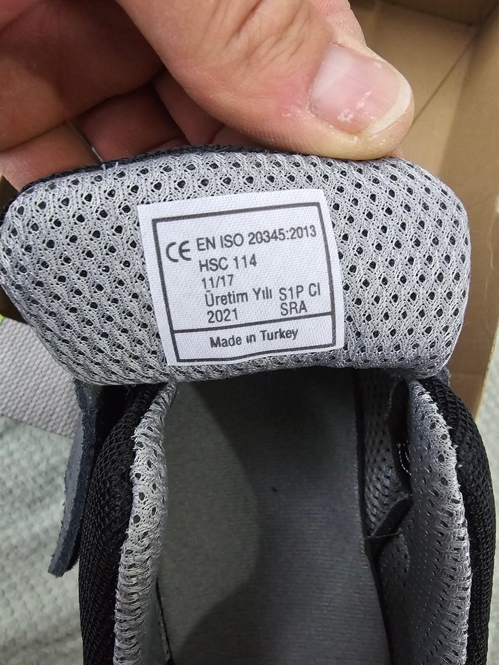 Gri Erkek Outdoor Ayakkabı Velcro Bantlı - Görsel 2