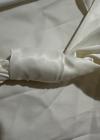 Kız Çocuk Beyaz Drapeli Bolero - Görsel 3