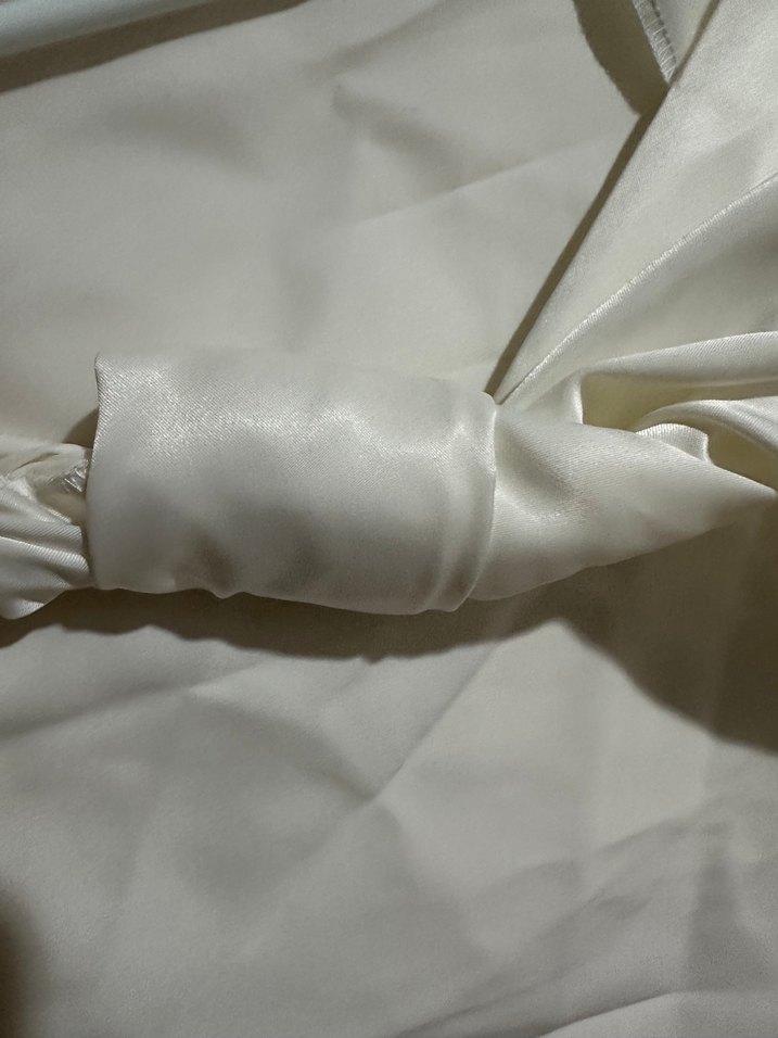 Kız Çocuk Beyaz Drapeli Bolero - Görsel 3