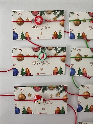 Beden Yılbaşı Bileklik (10 Adet)