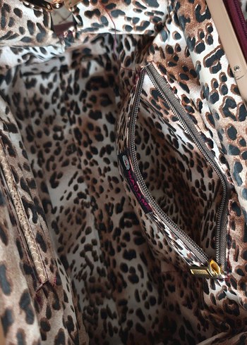 Burgundy Kadın Deri Vintage Çanta - Görsel 6