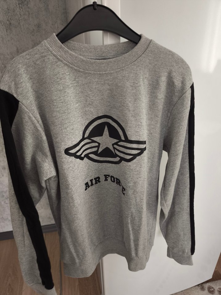 Gri Baskılı Erkek Çocuk alt üst eşofman takımı - Görsel 2