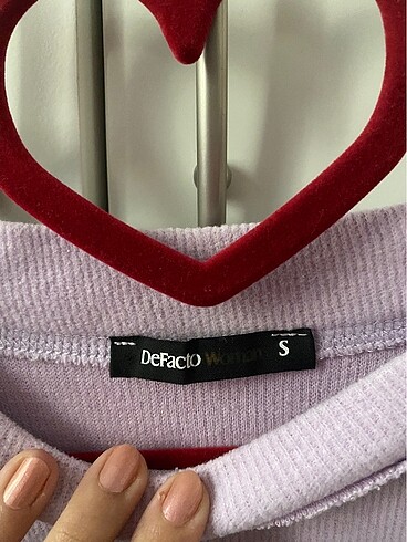 s Beden Defacto lila sweatshirt