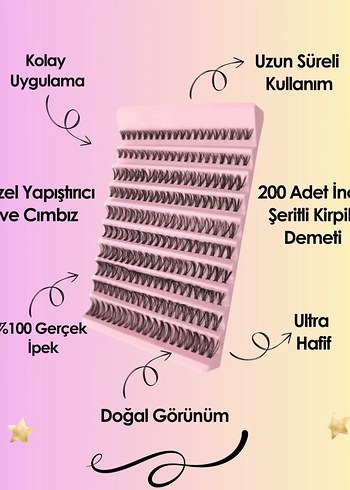 200 adet takma Kirpik Seti SATILDI - Görsel 2