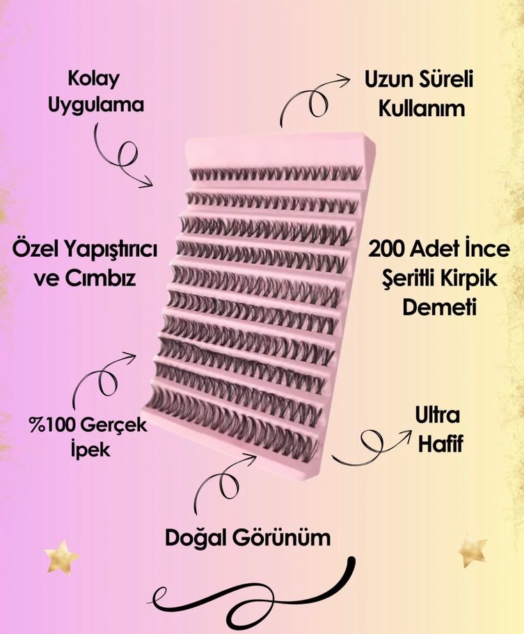 200 adet takma Kirpik Seti SATILDI - Görsel 2