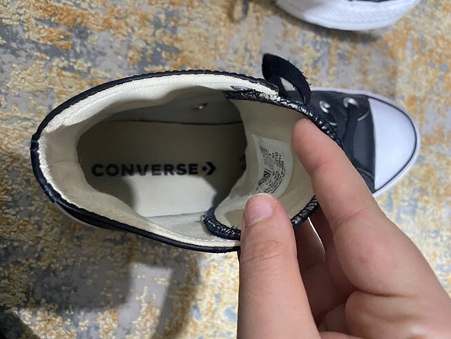 39 Beden siyah Renk Platform converse