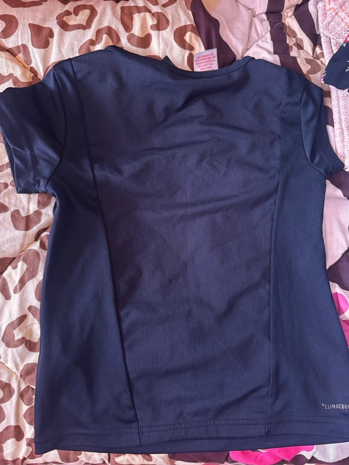 Baskılı Kız Tişörtü, Kısa Kollu, Dar Kesim - Görsel 3