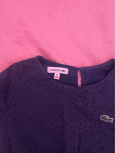 4 Yaş Beden Lacoste elbise