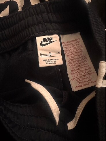 10 Yaş Beden siyah Renk Nike çocuk eşofman altı