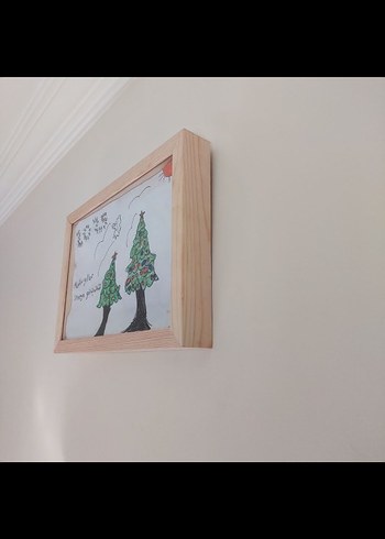 el yapımı tablo ve geometrik şekiller - Görsel 2