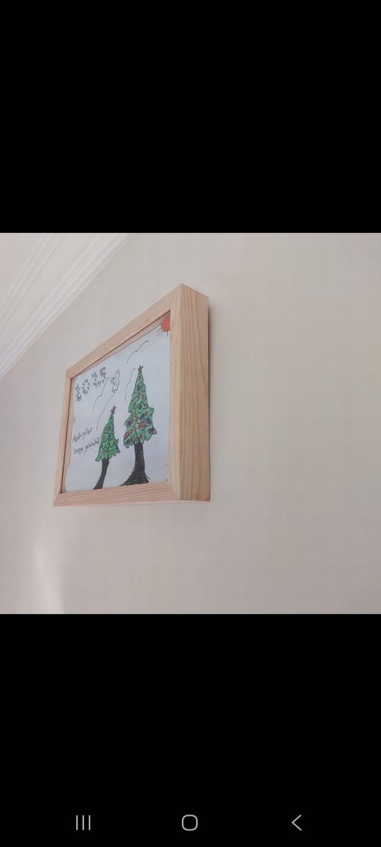 el yapımı tablo ve geometrik şekiller - Görsel 2