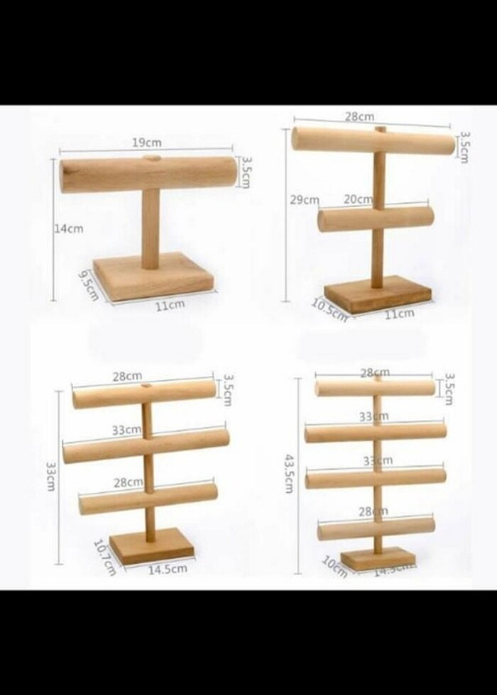 Üç katlı takı standı - Görsel 3
