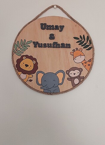 Çocuk odası kapı & duvar aksesuarı - Görsel 2