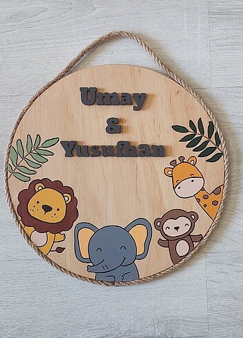 Çocuk odası kapı & duvar aksesuarı - Görsel 3