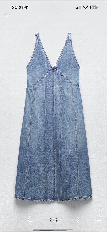 Zara Zara denim elbise