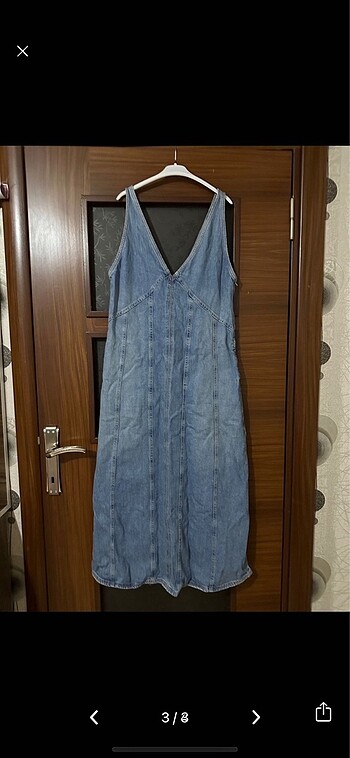 m Beden Zara denim elbise