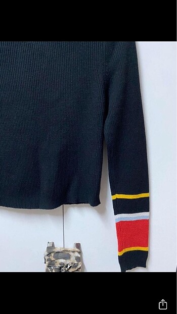 Zara Kadın uzun kollu crop top