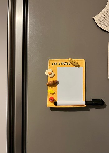 Sarı Manyetik Not Defteri - Görsel 3