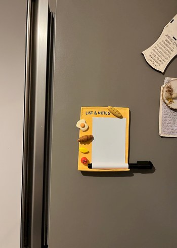 Sarı Manyetik Not Defteri - Görsel 4