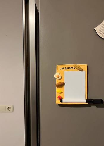 Sarı Manyetik Not Defteri - Görsel 2