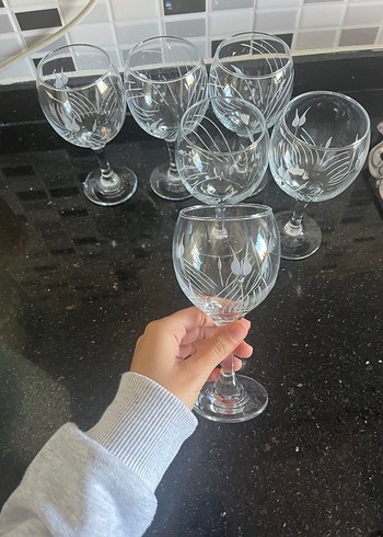 Desenli Kadeh Seti - Görsel 6