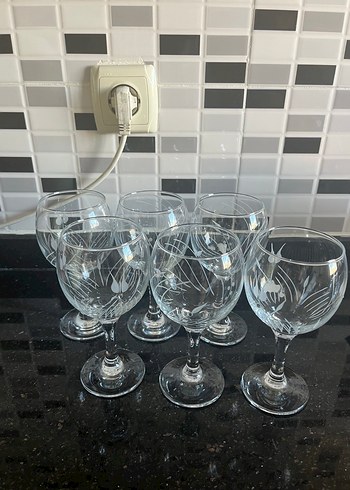 Desenli Kadeh Seti - Görsel 4