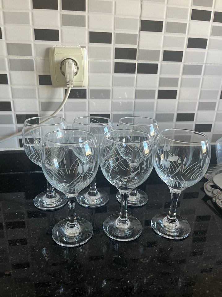 Desenli Kadeh Seti - Görsel 2