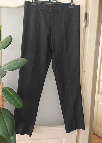 Erkek Siyah 48 beden kumas pantolon sıfır ürün