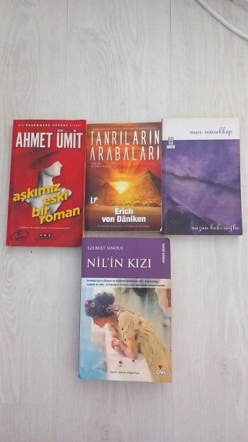 Tanrıların arabası ve Roman kitapları