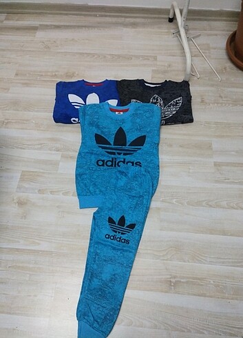 6 Yaş Beden 0_11 yaş adidas iki iplik unisex takımlar 