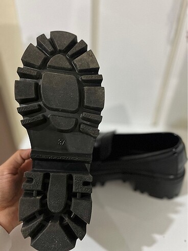 37 Beden siyah Renk Loafer ayakkabı